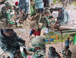 Ketulusan Prajurit Marinir untuk Papua, Satgas Yonif 2 Marinir Obati Luka Warga Komopa