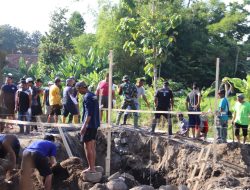 Kodim Sleman Kembali Bangun Jembatan Merah Putih