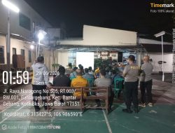Nobar Piala Dunia 2026: Kapolsek Bantargebang Hangat Bareng Warga & Linmas
