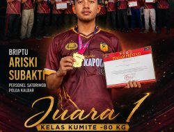 Brimob Kalbar Torehkan Prestasi Di Kejuaraan Karate Piala Kapolri Cup 2026 National Open Karate Championship