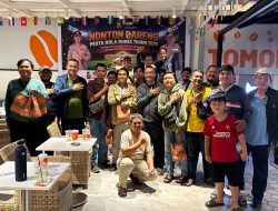 Semarak Hari Bhayangkara ke-80, Bidhumas Polda Sumsel Pererat Kemitraan dengan Insan Pers Lewat Nonton Bareng Piala Dunia 2026