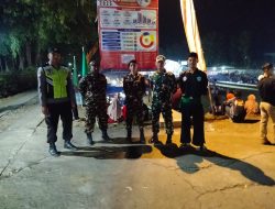 Patroli di Kismantoro, TNI–Linmas–Banser Bersinergi Jaga Kondusivitas Wilayah