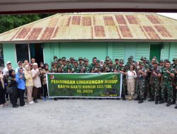 Korem 132/Tadulako dan Warga Gotong Royong Bersihkan Gedung Juang Palu