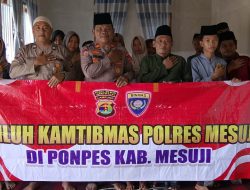 Binmas Polres Mesuji Laksanakan Cooling System, Binluh, Sambang Sekaligus Salurkan Bantuan Ke Ponpes Al-Ikhlas