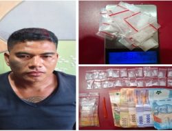 Tertangkap Basah Memaketi Sabu di Rumah Kosong, Pengedar 24 Paket Dibekuk Polres Prabumulih