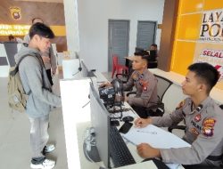 Polres Landak Perkenalkan Layanan Darurat 110, Siaga 24 Jam Layani Pengaduan Masyarakat