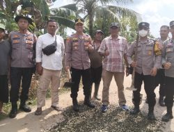 Respons Cepat Keluhan Warga, Polda Sumsel Perbaiki Akses Jalan di Talang Jambe