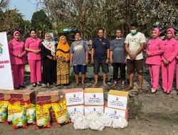 Perkuat Ketahanan Sosial, Polda Sumsel Salurkan Bantuan Langsung Korban Kebakaran di Prabumulih