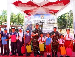 Pangdam I/BB Dampingi KASAD Resmikan Jembatan Modular Type 21 di Desa Lubuk Ampolu