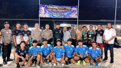 Anggota Polsek Way Serdang Laksanakan Pengamanan Turnamen Bola Volly Kapolsek Way Serdang Cup Dalam Rangka Memperingati HUT Bhayangkara Ke-80 Tahun 2026