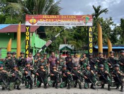 Tinjau Pos Goro Satgas Yonif 410/Alugoro: Kobarkan Semangat, Disiplin, dan Kesiapsiagaan Prajurit