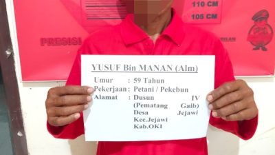 Polda Sumsel Ungkap Kasus Pembunuhan di OKI, Pelaku Ditangkap Kurang dari 24 Jam