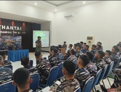 Dukung Sistem Pertahanan Negara Yang Kuat, Personel Babinsa Kodim 1310/Bitung Bekali Prajurit Sathantai Kodaeral VIII Dengan Materi Pembinaan Teritorial (Binter)