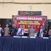 Polres Musi Rawas Utara berhasil amankan 2 tersangka pemilik senpi ilegal dan 8 senpi dalaam “Senpi musi 2026”