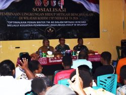 Kodim 1707/Merauke Ajak Warga Kampung Buti Peduli Lingkungan dan Siaga Hadapi Bencana