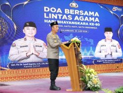 Polda Sumsel Satukan Tokoh Lintas Agama dalam Doa Bersama Hari Bhayangkara ke-80, Forkopimda hingga Sultan Palembang Hadir