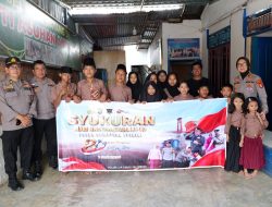 Wujud Syukur Hari Bhayangkara ke-80, Polda Sumsel Bagikan Paket Makanan ke 80 Panti Asuhan
