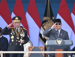 Presiden Prabowo Pimpin Upacara Peringatan ke-80 Hari Bhayangkara