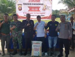 Dukung Program Ketahanan Pangan, PT. CNP PT. TAA Salurkan Bibit Jagung Hibrida kepada Polsek Sebangki