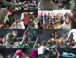Hadir untuk Rakyat, Satgas Yonif 2 Marinir dan Kodim 1703/Deiyai Gelar Khitanan Massal di Waghete