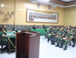 Kodim Sleman Terima Kunker Wasgiat Log Kodam IV/Diponegoro