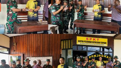 Beri Kejutan HUT Bhayangkara ke-80, Perkuat Sinergi TNI-Polri Bersama Kepala Distrik