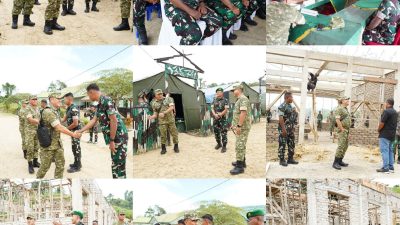 Tinjau Progres Pembangunan Yonif TP 864/NN, Wujudkan Kesiapan Satuan yang Modern dan Profesional