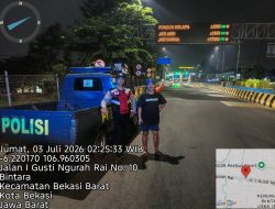 Gelar Razia Stasioner dan Patroli Jaga Jakarta On The Spot Polsek Bekasi Barat Cegah Tawuran