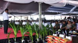 Dukung Ketahanan Pangan Nasional, Dandim 1707/Merauke Hadiri Gerakan Tanam Padi Bersama Menteri Pertanian RI