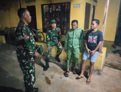 Wujud Nyata TNI Hadir Jaga Keamanan dan Ciptakan Rasa Aman Warga Sidoharjo