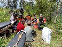 Cegah Karhutla, Babinsa dan Tim Gabungan Sisir Titik Rawan di Lereng Merapi