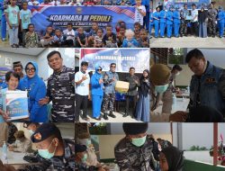 Koarmada III Peduli Bakti Sosial dan Kesehatan di Panti Asuhan Muhammadiyah Aimas, Pelangi 3 Sorong dan Griya Lansia At-Taubah