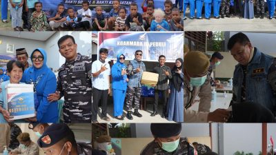 Koarmada III Peduli Bakti Sosial dan Kesehatan di Panti Asuhan Muhammadiyah Aimas, Pelangi 3 Sorong dan Griya Lansia At-Taubah