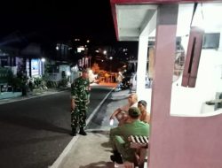 Patroli Malam TNI di Jantung Kota Wonogiri, Serka Jumadi Pastikan Situasi Tetap Aman dan Kondusif