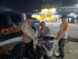 Polsek Simpang Pematang Intensifkan Patroli Malam, Jaga Kamtibmas Tetap Kondusif
