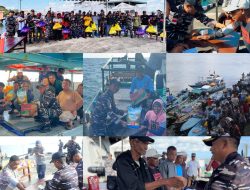 Pengabdian Prajurit Jalasena, Koarmada III Gelar Baksos dan Baktikes di Perairan Dobo dan Lanal Tual