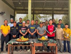 Perkuat Sinergitas di Tapal Batas, Satgas Pamtas Yonarmed 13/Nanggala Pos Kotis Gelar Olahraga Bersama dan Syukuran HUT Ke-64