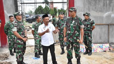 Danrem 031/Wira Bima Pastikan Kesiapan Koperasi Desa/Kelurahan Merah Putih Melalui Peninjauan Lapangan di Sejumlah Lokasi di Kabupaten Indragiri Hilir