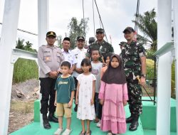 Danrem 031/WB Tinjau Jembatan Perintis Garuda, Wujud Dukungan terhadap Pembangunan Infrastruktur di kabupaten Inhil
