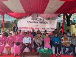 Syukuran Kenaikan Pangkat Serta Pelepasan Purna Bhakti dan Alih Tugas Personel Polsek Jatiasih
