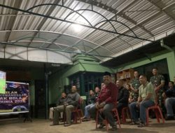 Kodim Wonogiri Dan Jajaran Koramil Menggelar Nobar Kebangsaan Piala Dunia