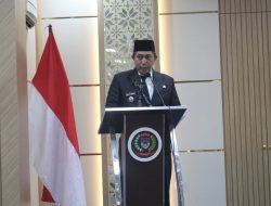 Walikota Pagaralam Mengikuti Rapat Paripurna VI Sidang Ke- 5 DPRD Agenda Laporan Hasil Pembahasan Panitia Khusus (Pansus) I, II, III