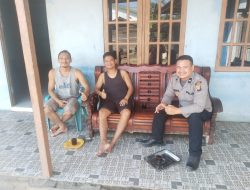 Patut Dicontoh, Anggota Polsubsektor Jelimpo Rangkul Warga dengan Senyum, Silaturahmi dan Pesan Kamtibmas