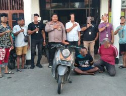 Tim Paniki Polsek Sorong Timur Tangkap Spesialis Jambret Gelang Emas di Kota Sorong