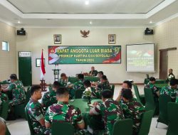 Dandim Boyolali Pimpin RALB Primkop Kartika D-04, Letda Inf Tri Atmoko Terpilih sebagai Ketua Baru