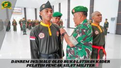 Danrem 143/Halu Oleo Buka Latihan Kader Pelatih Pencak Silat Militer