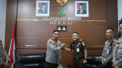Perkuat Soliditas dan Sinergitas, Kapolres Mesuji Bersama PJU Jalin Silaturahmi ke Kejari Mesuji dan Kodim 0426/T