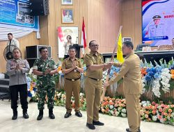 Sinergi TNI, Pemerintah Daerah dan Mahasiswa, Kasdim 1310/Bitung Hadiri Penerimaan Mahasiswa KKT Unsrat Manado di Kota Bitung