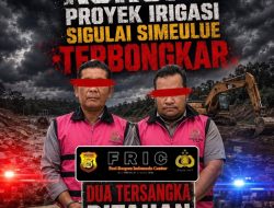 Dugaan Korupsi Lahan Irigasi Sigulai, Kejati Aceh Tetapkan dan Tahan Dua Tersangka