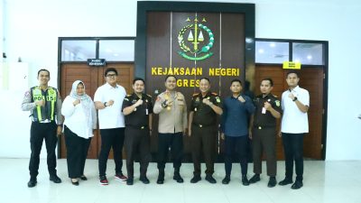 Kapolres Gresik Silaturahmi ke Kejari, Perkuat Sinergi Penegakan Hukum